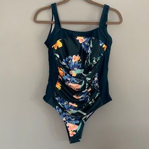 Woman’s One-piece Swim Suit NWT Beachsissi Blue Colorful